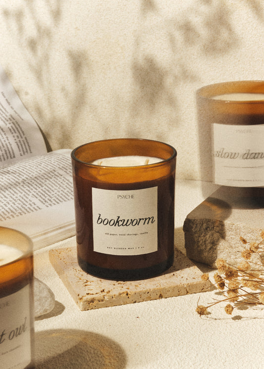 Bookworm Candle
